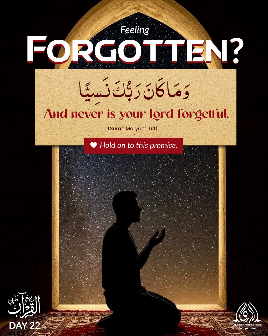 Day 22 - Feeling Forgotten