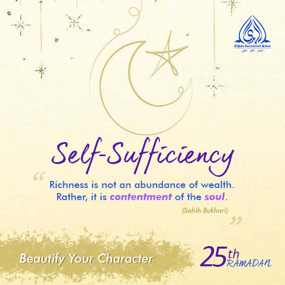 25. Self-Sufficiency