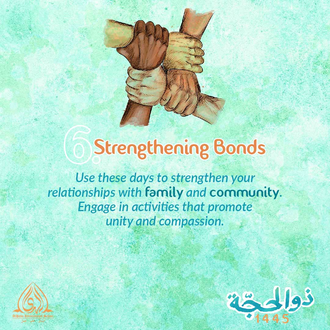 6. Strengthening the Bonds