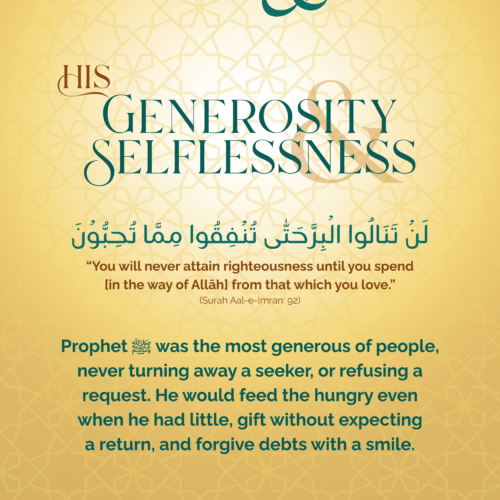 Generosity & Selflessness