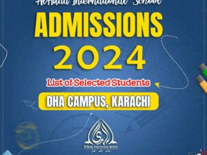 Karachi DHA Campus – JM List of Selected Candidates