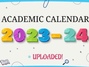 School Calendar Uploaded