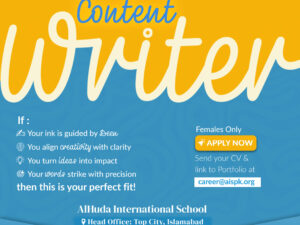 NOW HIRING: Female Content Writer