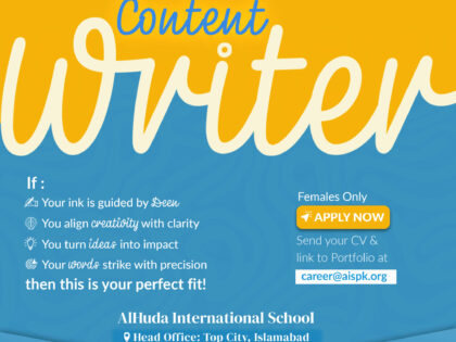 NOW HIRING: Female Content Writer