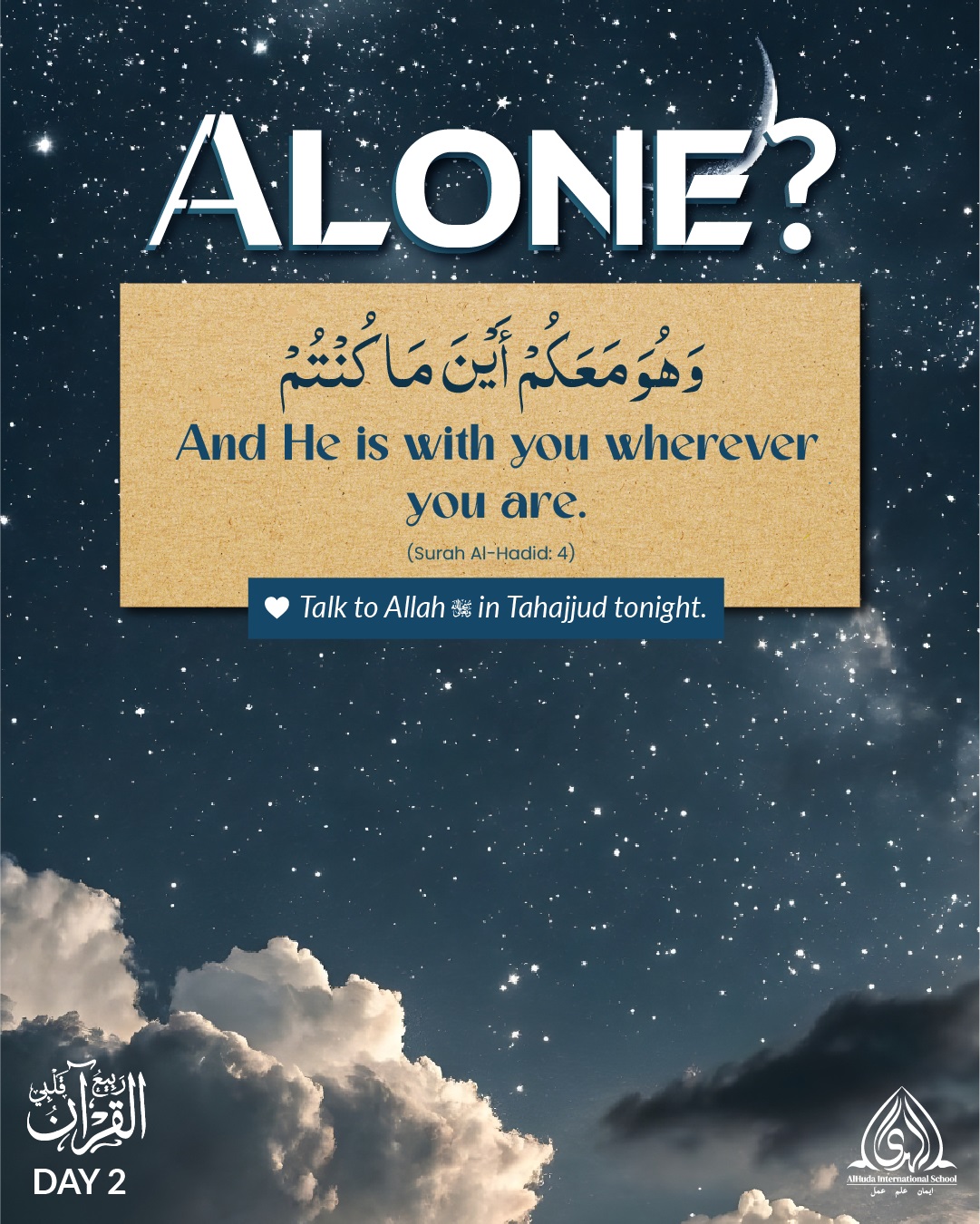 Day 2 - Feeling Alone