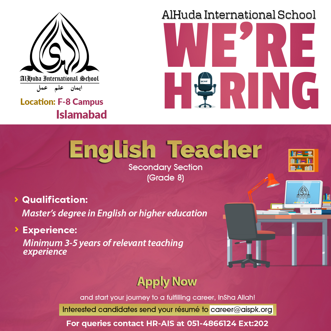 F8 - English Teacher