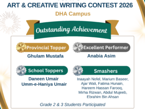Karachi | DHA Campus l ICATS Art & Creative Writing Winners!