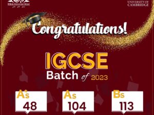 CAIE IGCSE Result 2023 (ISB)