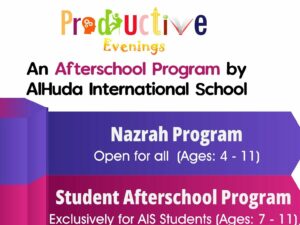 AIS Productive Evenings Programs 2022!