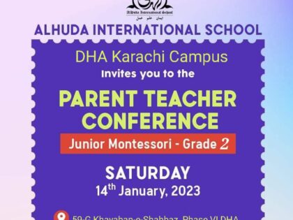 Parent Teacher Conference l Karachi DHA | January 2023