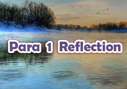 Para 1 Reflections