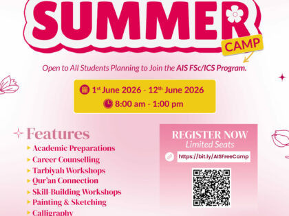 AIS Girls’ FSc/ICS Summer Camp 2026