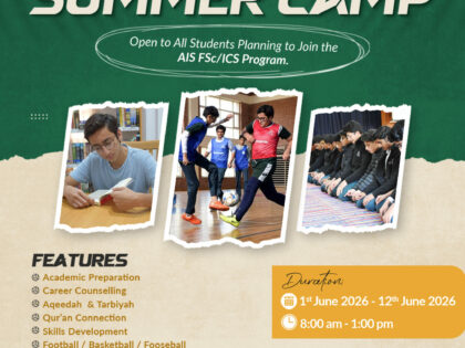 AIS Boys’ FSc/ICS Summer Camp 2026