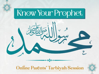 Monthly Parents’ Tarbiyah Session | 17th October 2026
