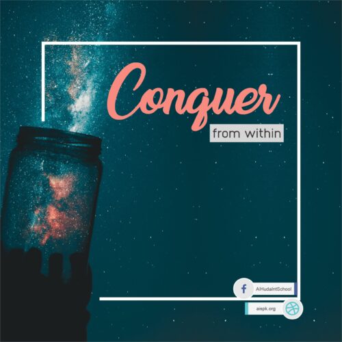 23. Conquer from within