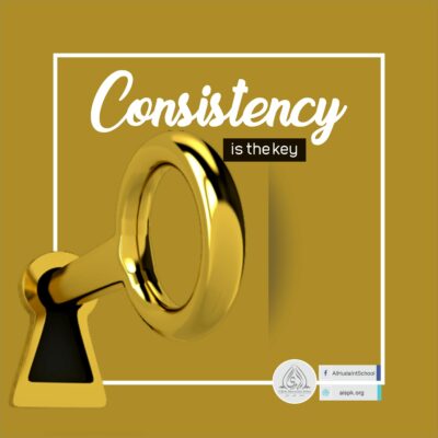 7. Consistency is the Key
