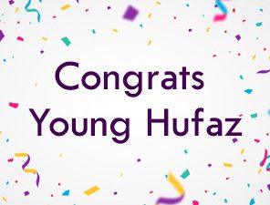 Congrats Young Huffaz!