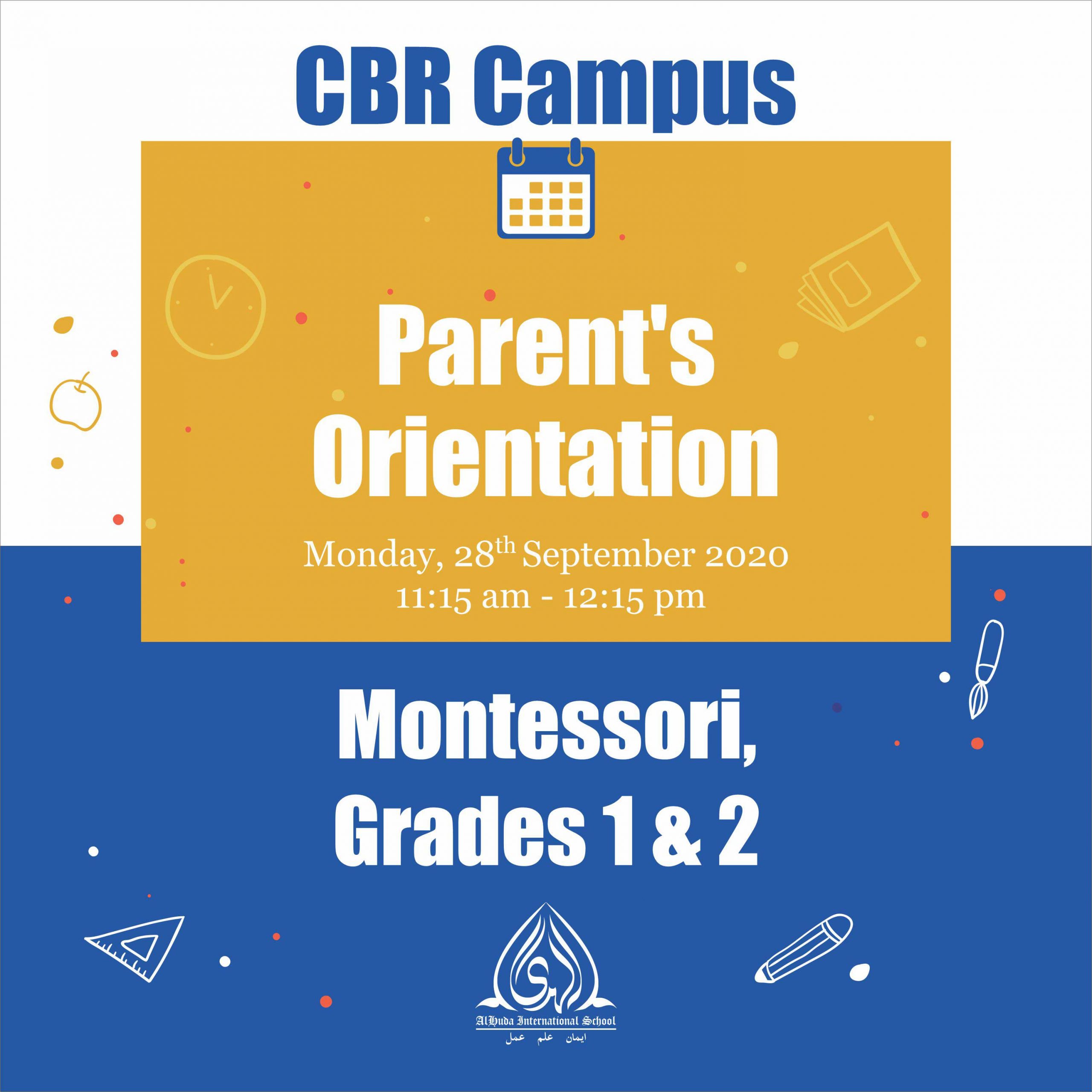 Parents Orientation CBR Campus