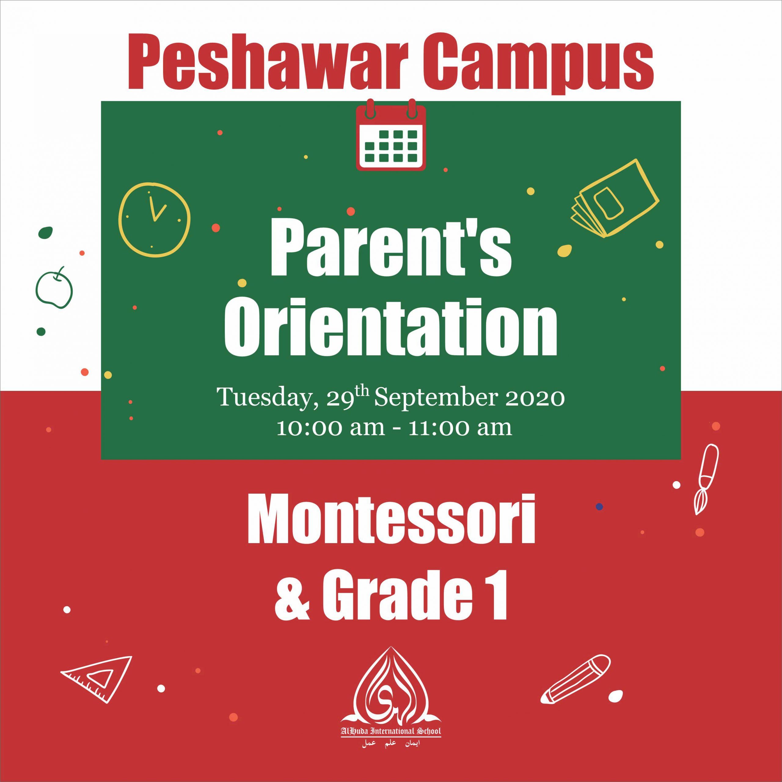 Parents Orientation Peshawar Campus